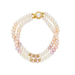 Elegant Cz Pearl Bracelet
