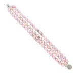 3 String Pink Pearl Bracelet