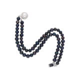 Dual Line Black Pearl Bracelet
