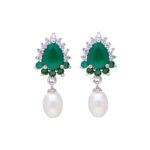 Sparkling Pearl Earrings