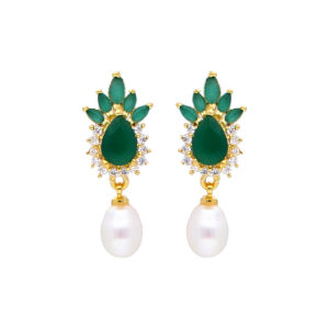 Dome Pearl Earrings