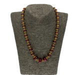 22KT (916) Ruby Stone Designer Gold Necklace