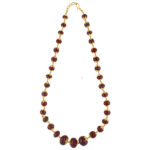 22KT (916) Ruby Stone Designer Gold Necklace