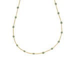 22KT Designer Emerald Gold Chain