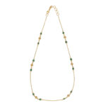 22KT Stylish Emerald Gold Chainss