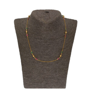 22KT Emerald Ruby Gold Chains