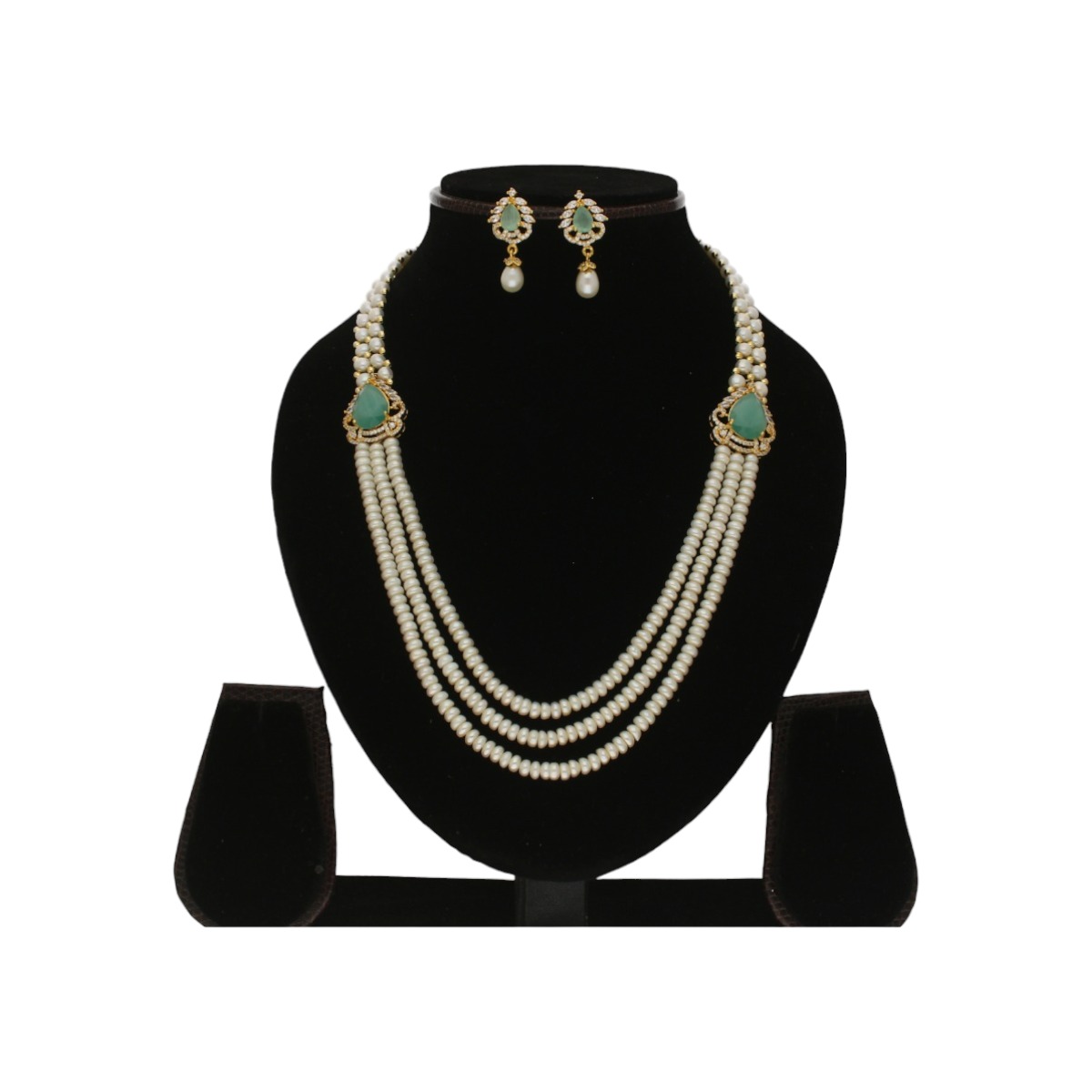 Freshwater Pearl Necklace With Gemstone Beads By Jiya Jewellery |  notonthehighstreet.com