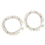 67.7 Grams Dangling Star Silver Anklet