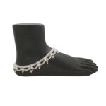 57.9 Grams Fancy Dangling Silver Anklet