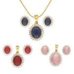 Colourful combo of Pendant set