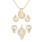 Golden Combo of 2 Pendant set