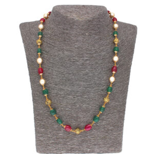 22KT Multicolor Handcraft Gold Chain