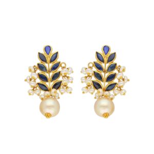 22KT Stud With Hanging Style Handcrafted Gold Earrings