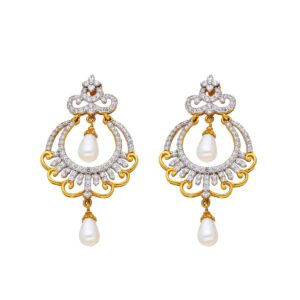 22KT Chandbalis Style Traditional Gold Earrings