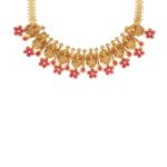 Peacock Gold Necklace