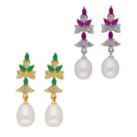 Swirls Pearl Earrings Combo