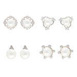 Work Wear Combo Of 4 Pair Earrings