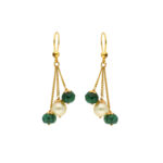22KT Hangings Style Contemporary Gold Earrings