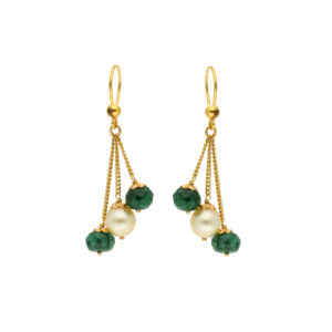 22KT Hangings Style Contemporary Gold Earrings