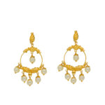 22KT Nakshi Design Handcraft Gold Chandbalis
