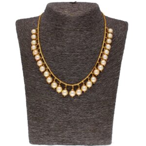 22KT Fancy Chains With South Sea Pearls
