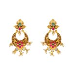 22KT Gold Designer Chandbalis