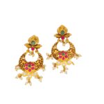 22KT Gold Designer Chandbalis