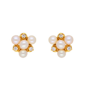 22KT Gold Tristars Studs