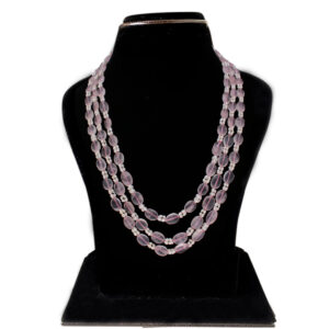 Anahita 3 Lines Oval Necklace