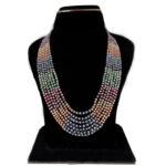 Siddhi 7 Lines Button Necklace