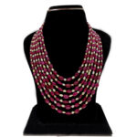 Gianna 7 Lines Oval Necklace