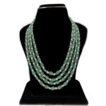Theertha 4 Lines Oval Necklace