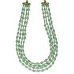 Theertha 4 Lines Oval Necklace