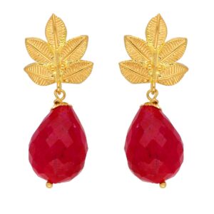 22KT Hangings Style Handcrafted Gold Earrings