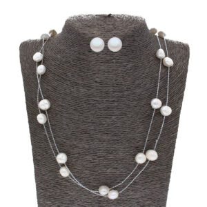 Khadijah 2 Lines Potato Pearl Set