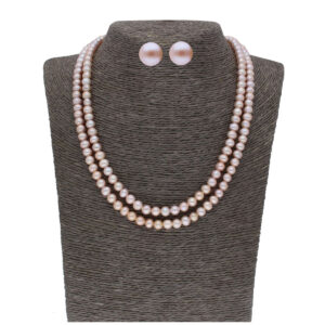 Abeedha 2 Lines Potato Pearl Set