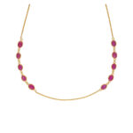 22KT Stylish Ruby Gold Chains