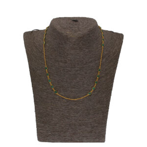 22KT Stylish Emerald Gold Chains