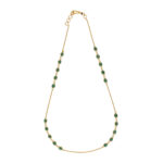 22KT Stylish Emerald Gold Chains