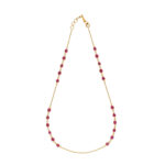 22KT Designer Ruby Gold Chains