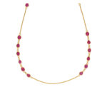22KT Designer Ruby Gold Chains