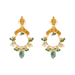 22KT Chandbalis Style Traditional Gold Earrings