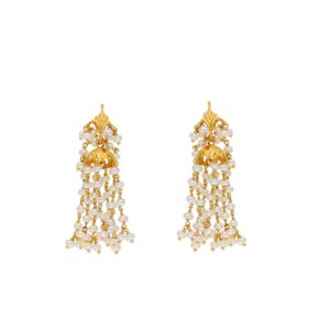 22KT Jhumkas Style Fashion Gold Earrings