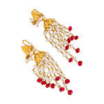 22KT Stud Style Handcrafted Gold Earrings
