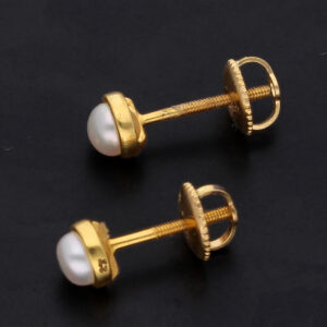 22KT Stud Style Classic Gold Earrings