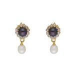 Dharuna 2 Lines Round Pearl Necklaces
