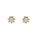 Zora 925 Silver Stud Earrings