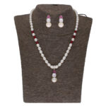 Trendy Pearl Pendant Set