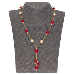 22KT Gold Ruby Chain