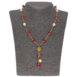 22KT Gold Ruby Chain